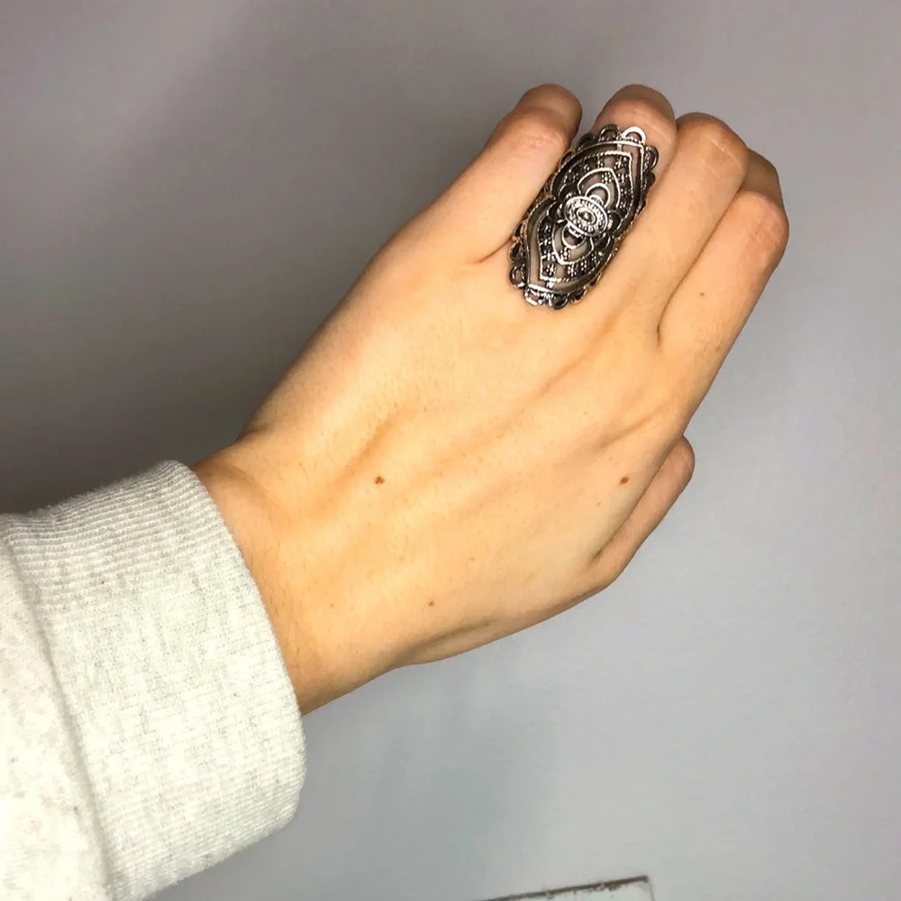 Silver Ring Large - Picture 2 of 2